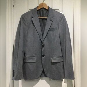 BNWT Zara Men’s Gray Two-Button Notch Lapel Sport Coat